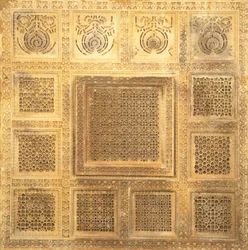 Panel de arenisca tallada